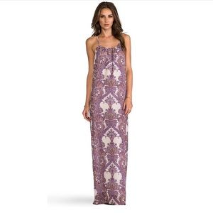 Revolve Sayrd Maxi Dress in Purple Paisley NWT